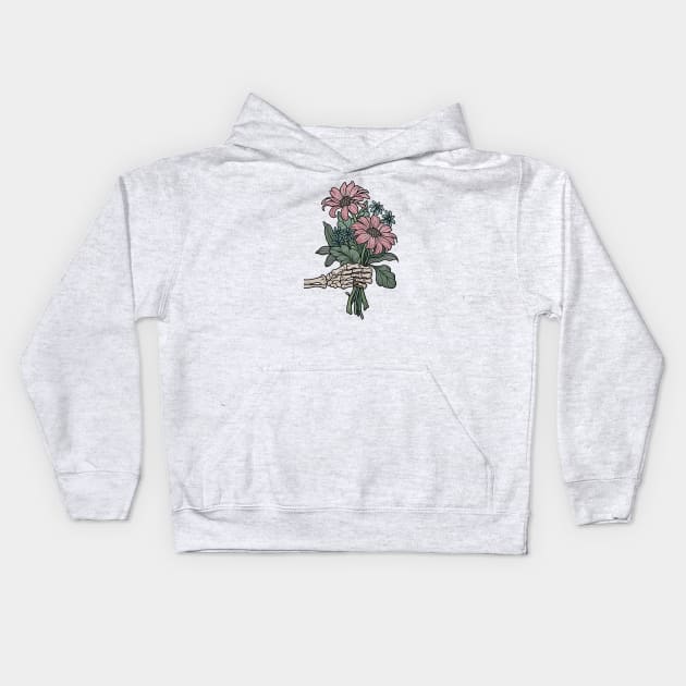Flowers for you Kids Hoodie by tiina menzel